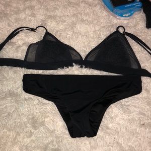 Black bathing suit